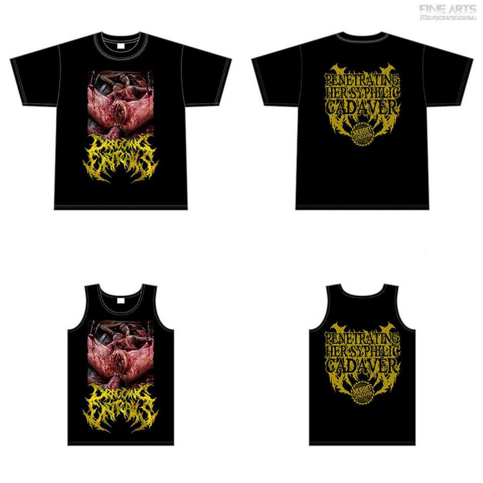 Dragging Entrails - Penetrating Her Syphilic Cadaver T-Shirt