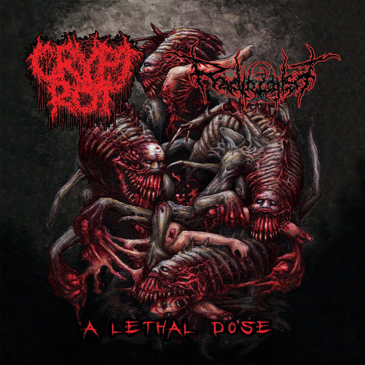 Crypt Rot / Radiologist - A Lethal Dose CD cover art