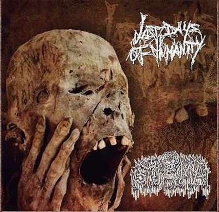 Last Days Of Humanity / Stoma - Split CD cover art
