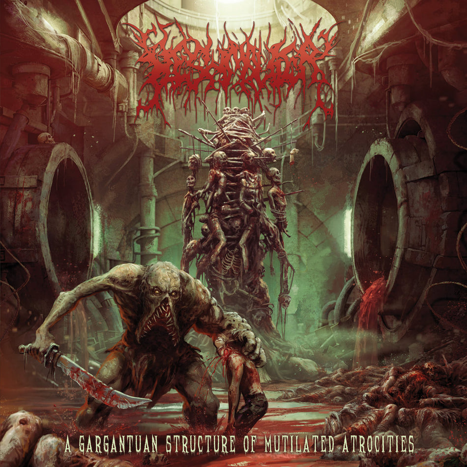 Fleshmauler - A Gargantuan Structure Of Mutilated Atrocities CD cover art