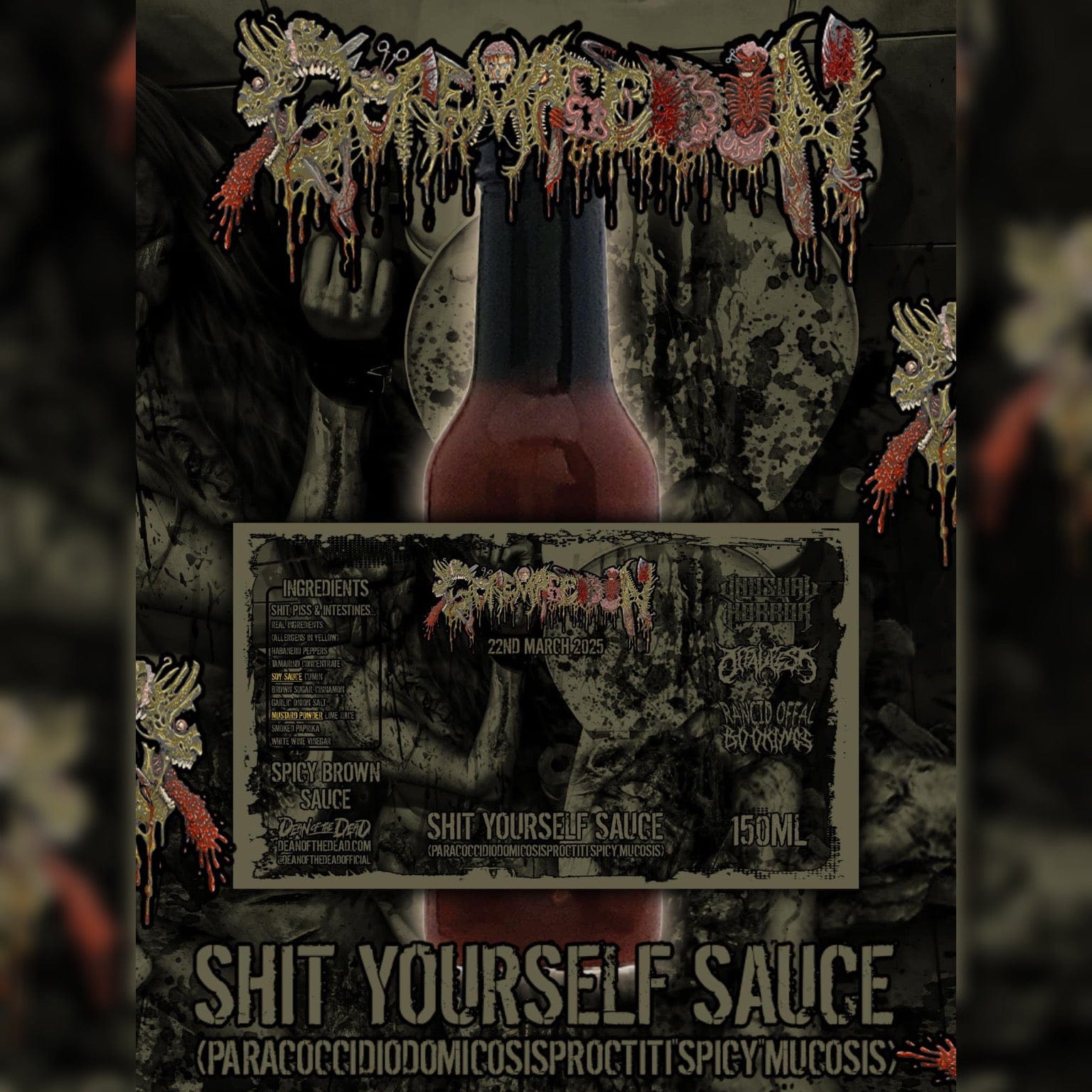 Goremageddon - Shit Yourself Sauce (PREORDER)  -  Unusual Horror