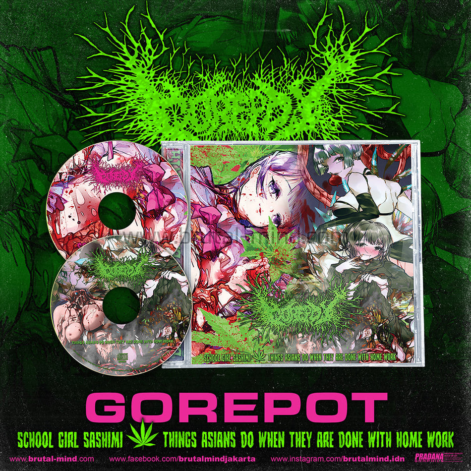 Gorepot - School Girl Sashimi - Things Asians Do When They Are Done With Homework CD