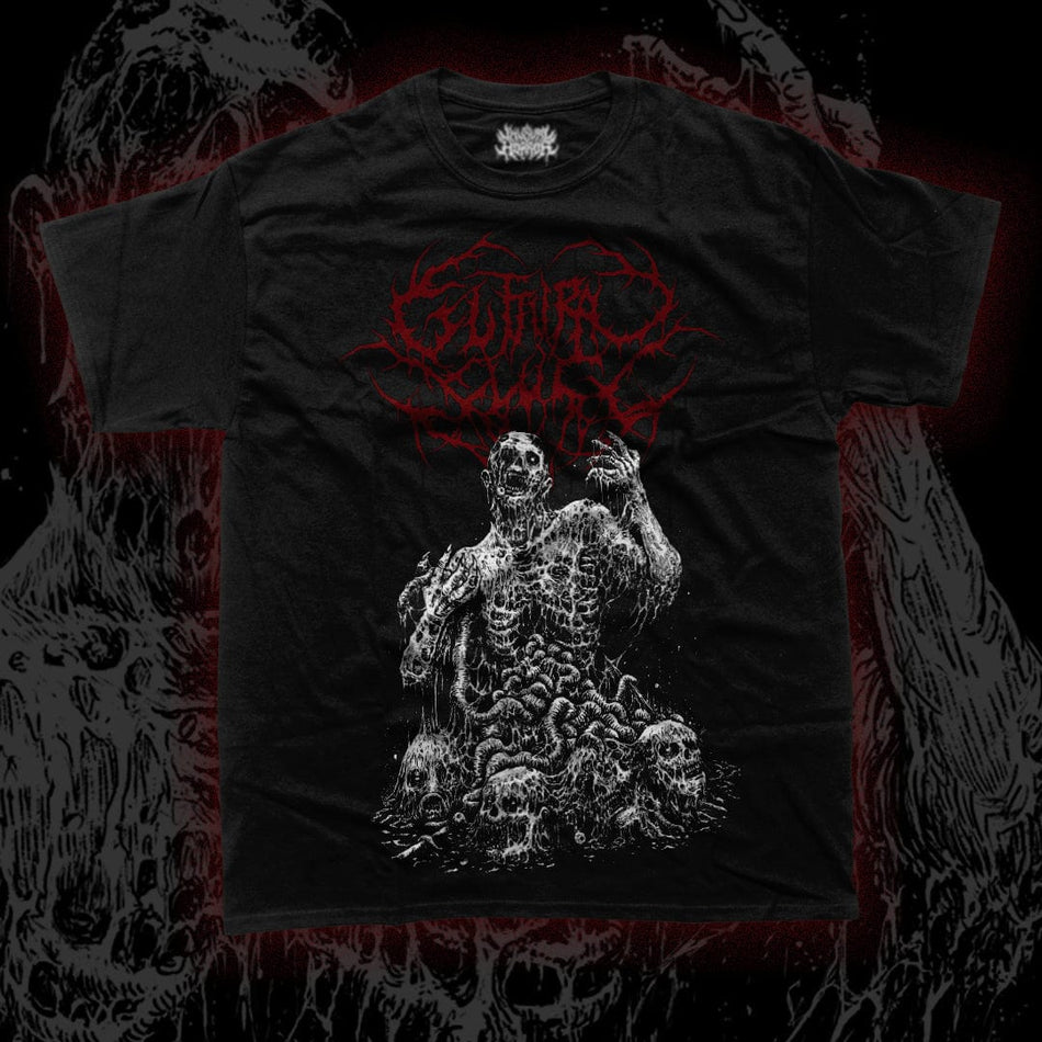 Guttural Slug - Bleeding Flesh T-Shirt  |  Rancid Offal Records
