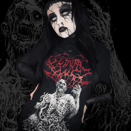 Guttural Slug - Bleeding Flesh T-Shirt  |  Rancid Offal Records