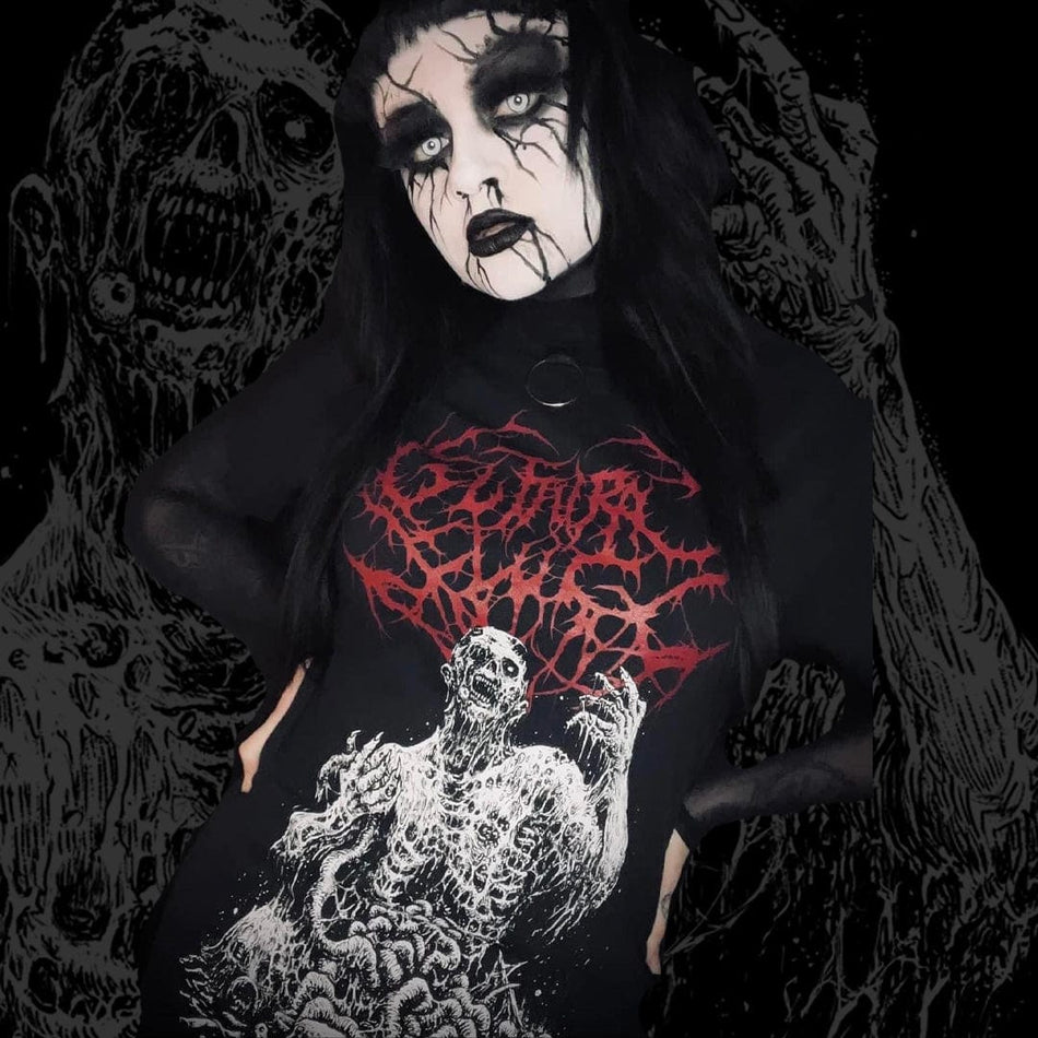 Guttural Slug - Bleeding Flesh T-Shirt  |  Rancid Offal Records
