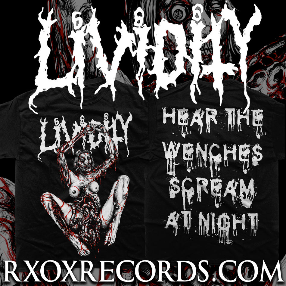 Lividity - Hear the Wenches Scream T-Shirt [PREORDER]