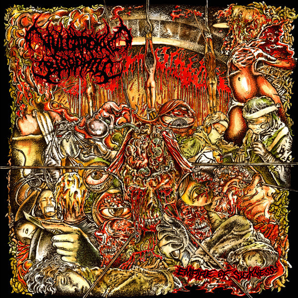 Vulgaroyal Bloodhill / Empire Of Sickness - split CD cover art
