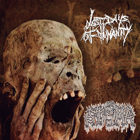 Last Days Of Humanity / Stoma - Split CD cover art