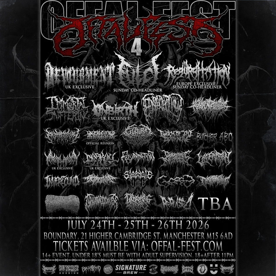 Offal Fest 2026 A3 Poster