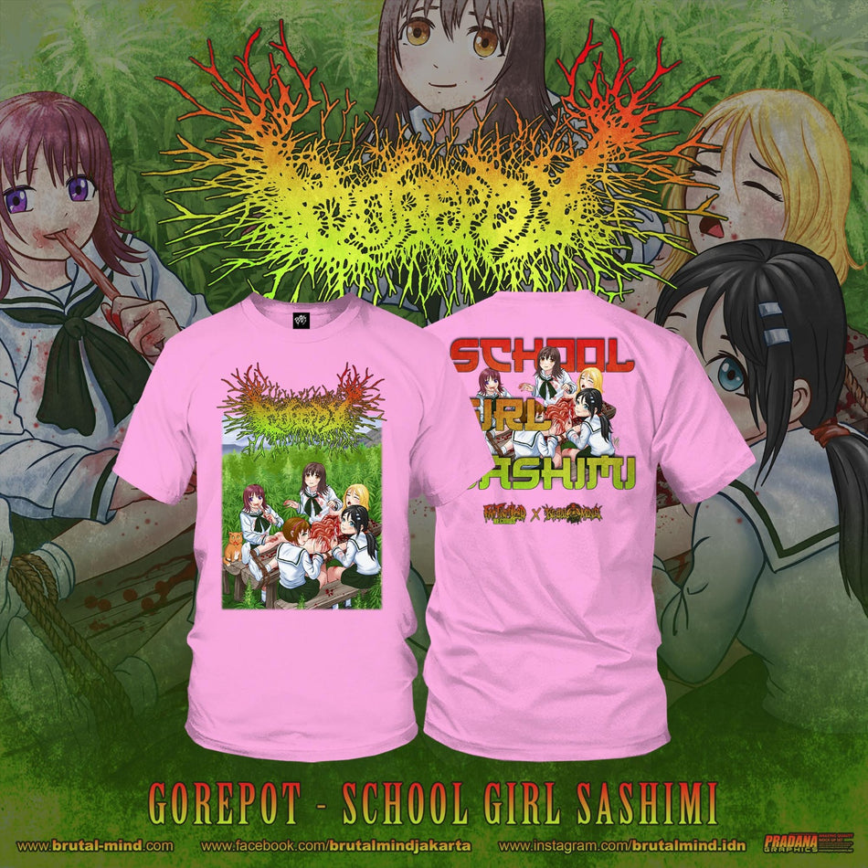 Gorepot - School Girl Sashimi T-Shirt