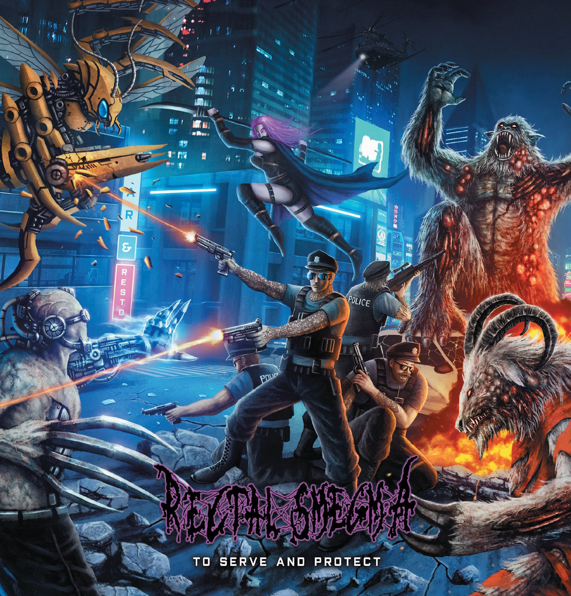 Rectal Smegma - To Serve And Protect CD cover art