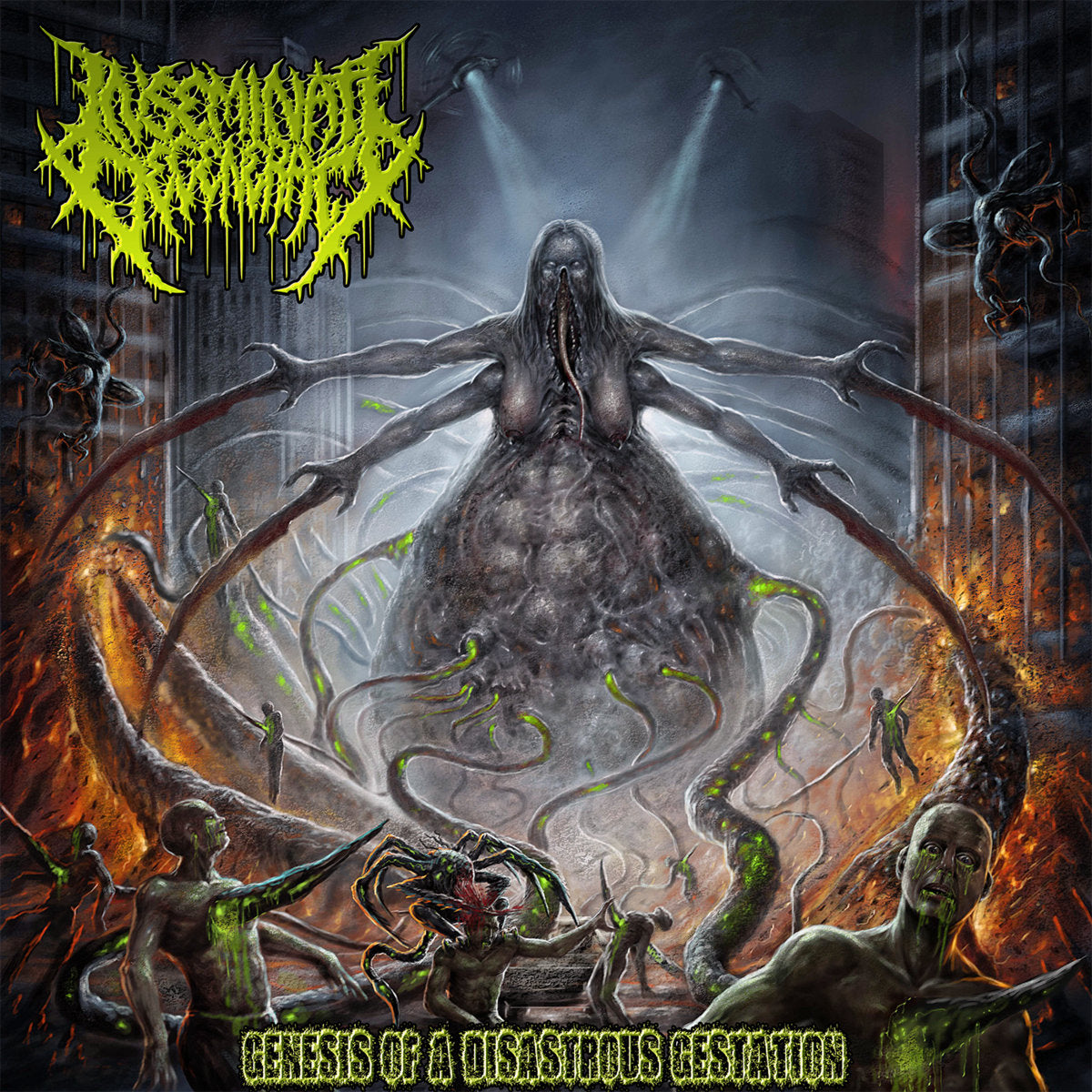 Inseminate Degeneracy - Genesis Of A Disastrous Gestation CD cover art