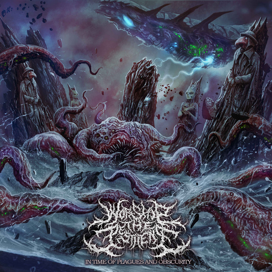 Worship The Pestilence - In Time Of Plagues And Obscurity CD cover art