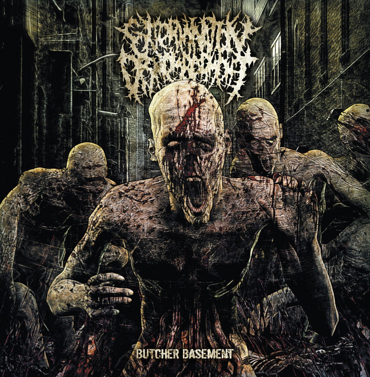Extermination Dismemberment - Butcher Basement CD cover art