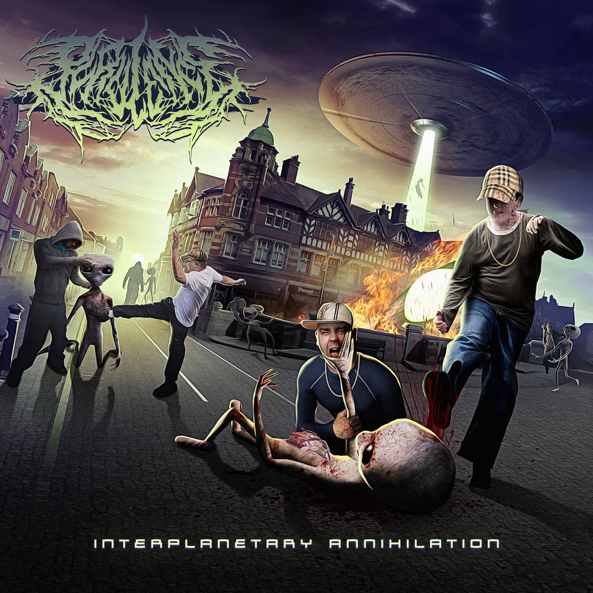 Purulence - Interplanetary Annihilation CD cover art