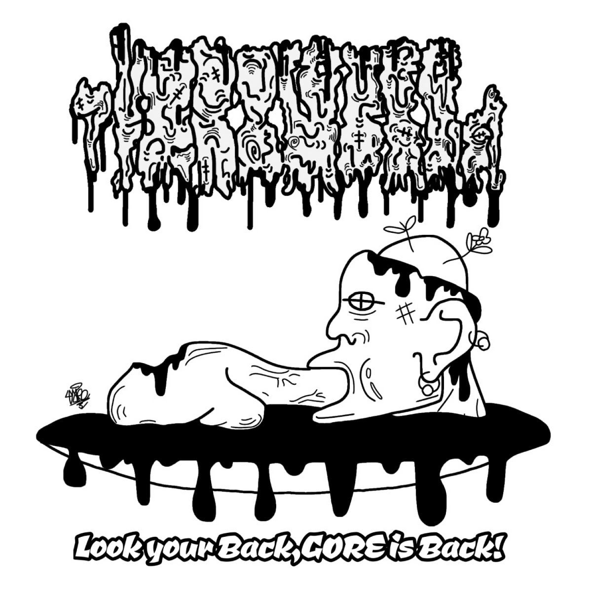 Impotence Trichomonad - Look Your Back, GORE Is Back! CD cover art
