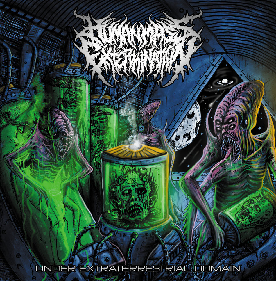 Human Mass Extermination - Under Extraterrestrial Domain CD cover art
