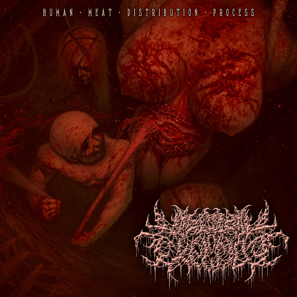 Visceral Explosion - Human Meat Distribution Process CD cover art