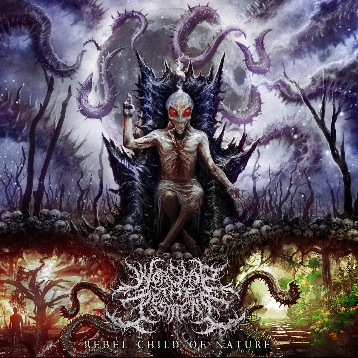 Worship The Pestilence - Rebel Child Of Nature CD cover art