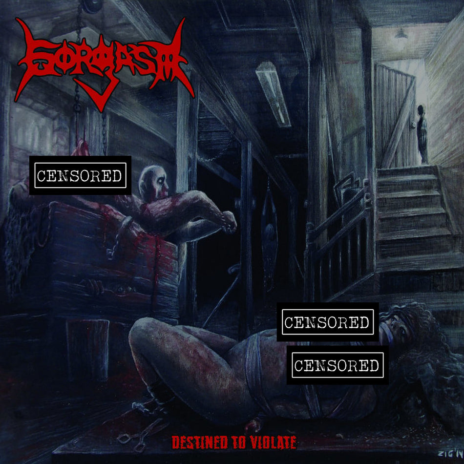 Gorgasm - Destined to Violate CD cover art