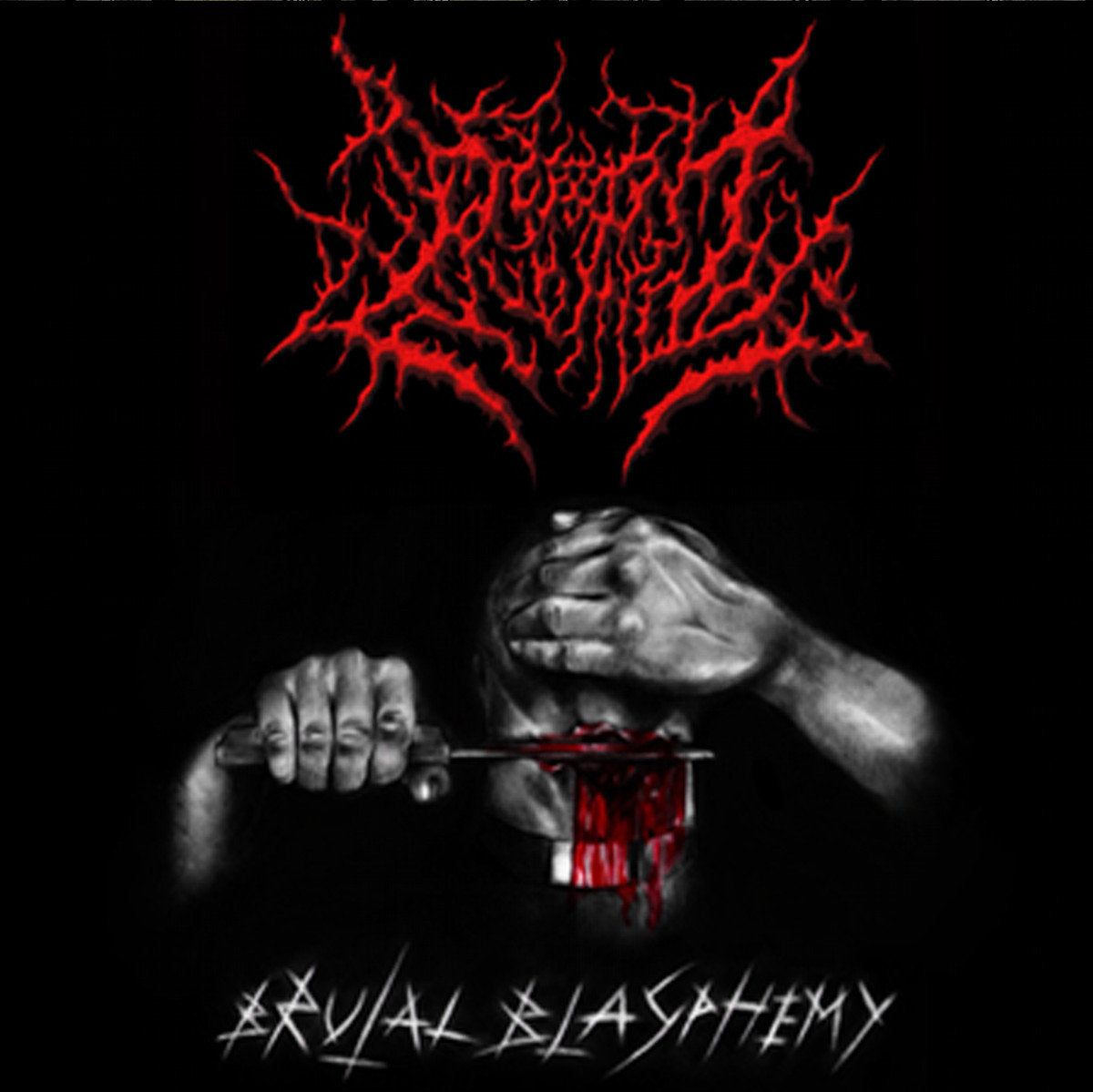 Demon Vomit - Brutal Blasphemy CD cover art