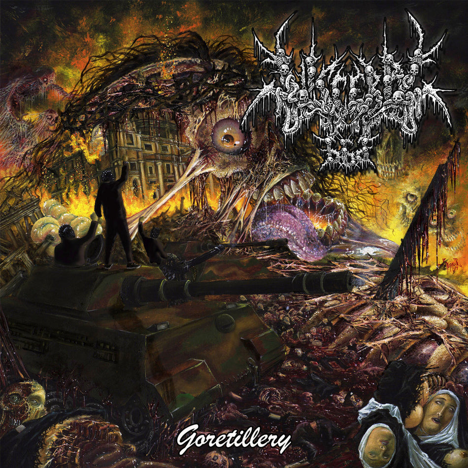 Visceral 666 - Goretillery CD cover art