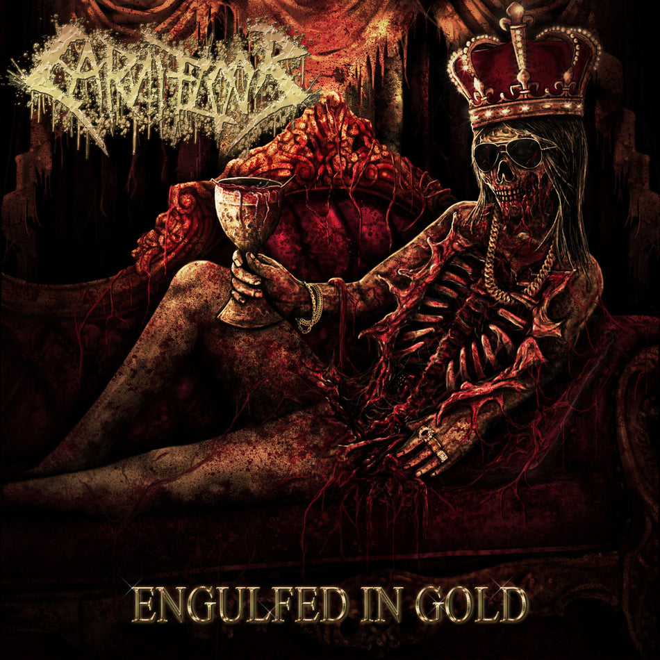 Carnifloor - Engulfed In Gold CD cover art