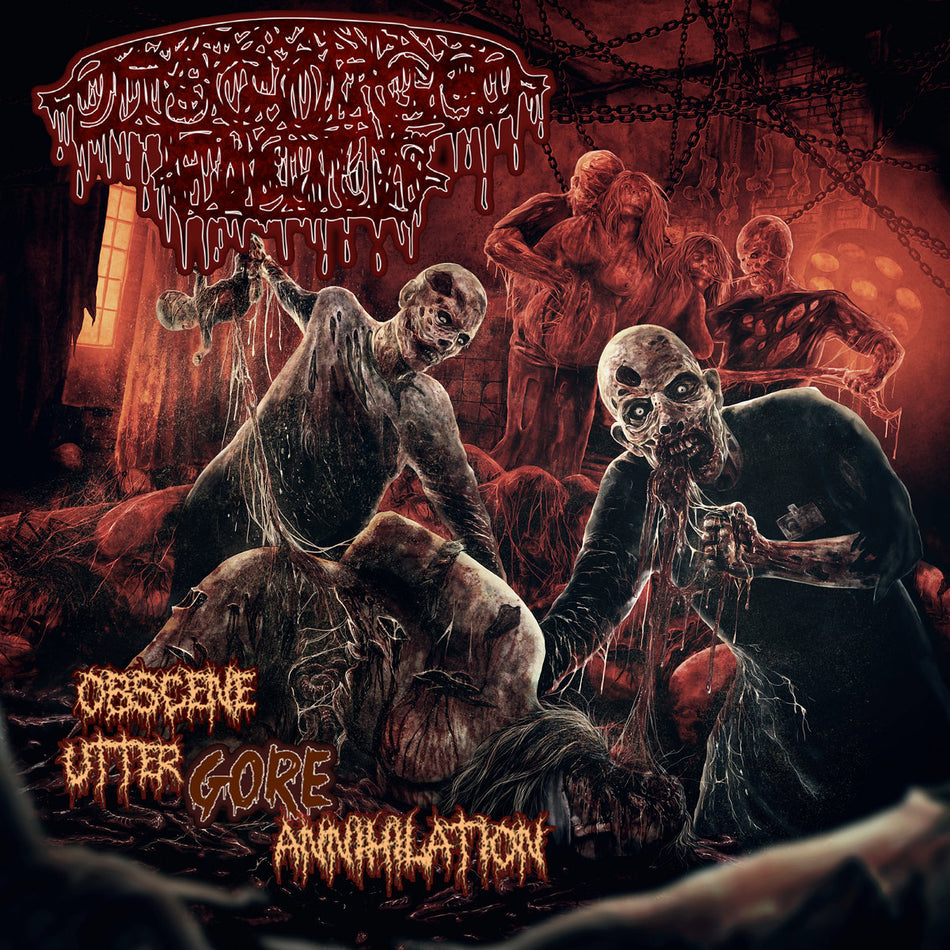 Disgorged Foetus - Obscene Utter Gore Annihilation CD cover art