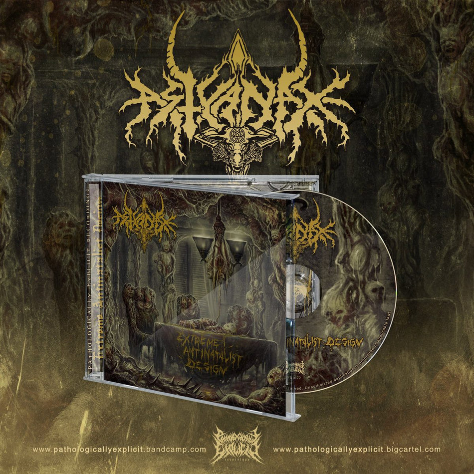 Astyanax - Extreme Antinatalist Design CD cover art