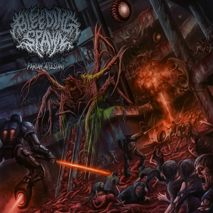 Bleeding Spawn - Pariah Attestant CD cover art