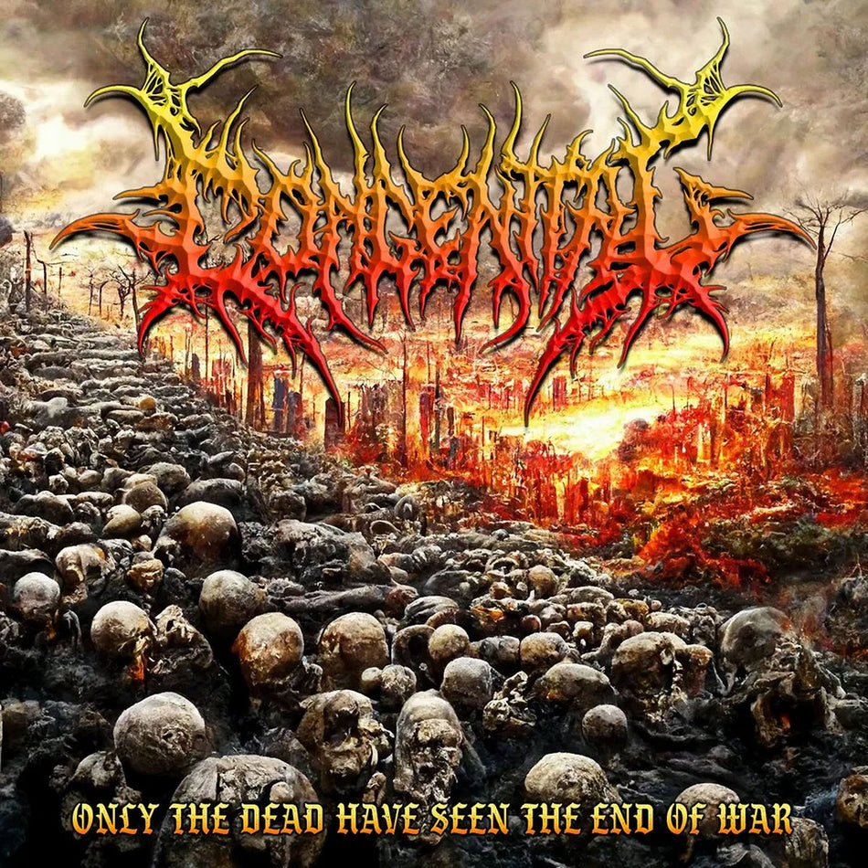 Congenital - Only the Dead Have Seen the End of War CD cover art
