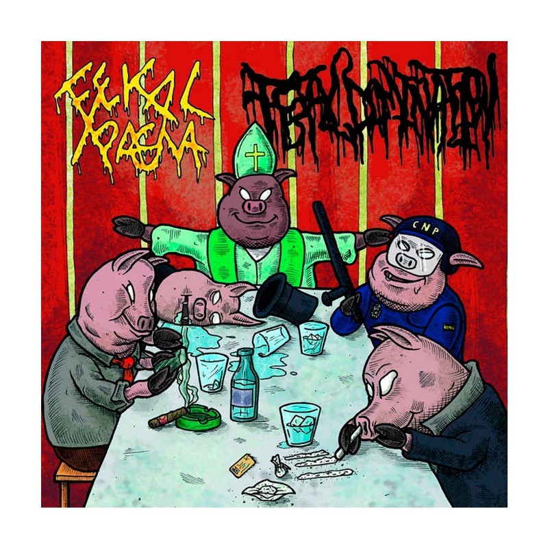 Fekal Xpagna / Fetal Domination - Split CD