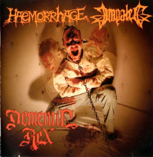 Haemorrhage / Impaled - Dementia Rex Digipak CD cover art