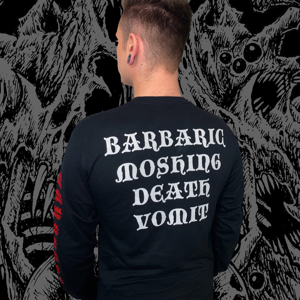 Internal Bleeding - Barbaric Moshing Death Vomit Longsleeve |  Rancid Offal Records