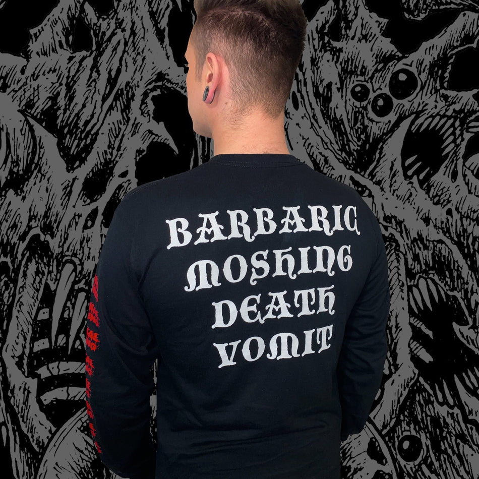 Internal Bleeding - Barbaric Moshing Death Vomit Longsleeve |  Rancid Offal Records