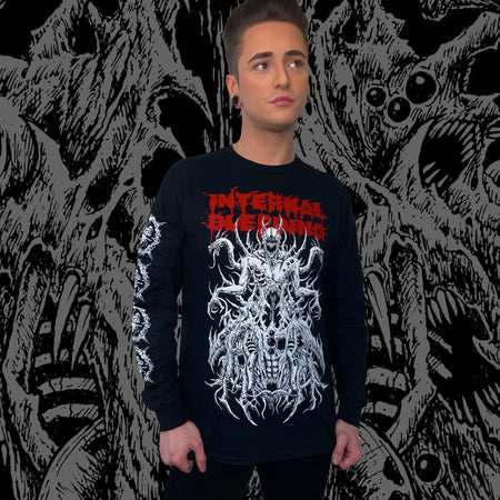 Internal Bleeding - Barbaric Moshing Death Vomit Longsleeve |  Rancid Offal Records