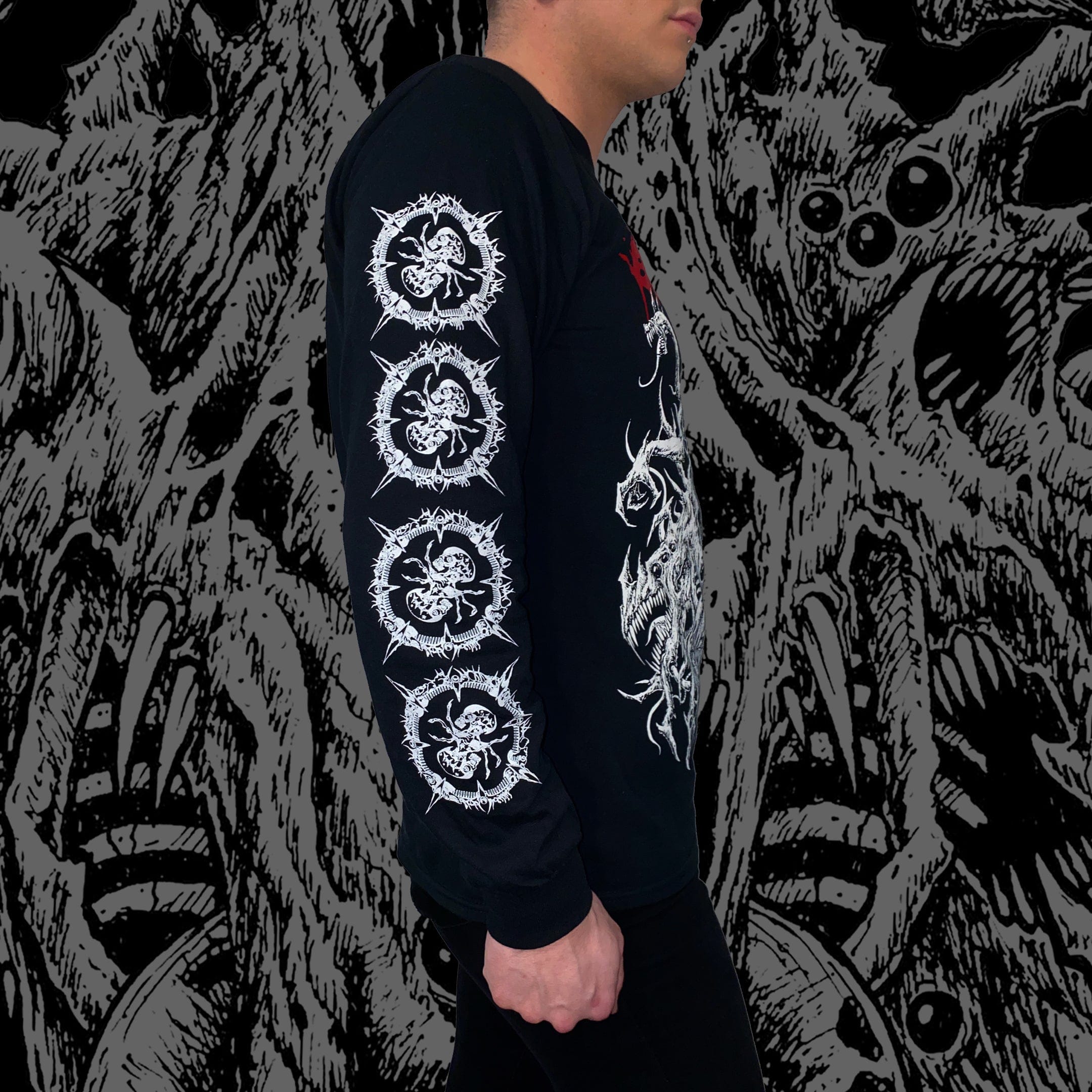 Internal Bleeding - Barbaric Moshing Death Vomit Longsleeve |  Rancid Offal Records