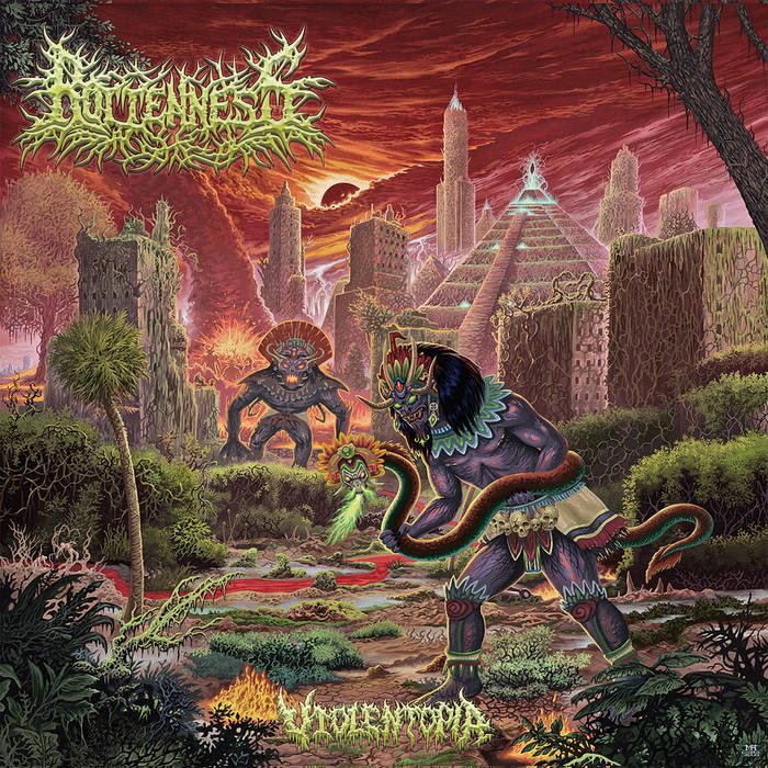 Rottenness - Violentopia CD cover art