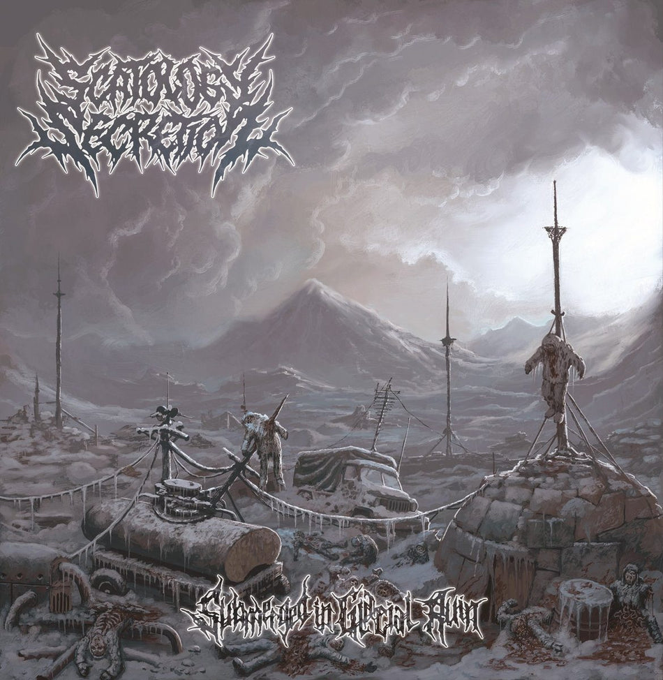 Scatology Secretion - Submerged in Glacial Ruin CD cover art