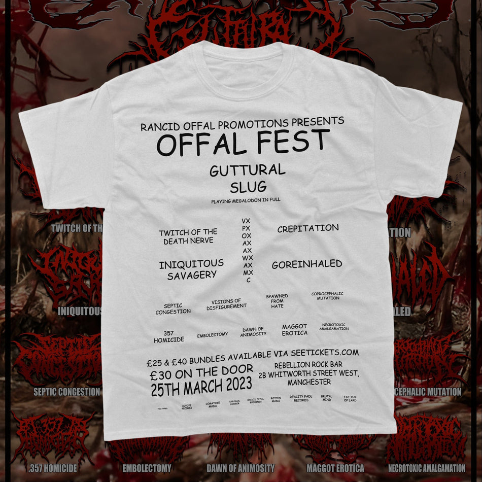 Boneless Offal Fest T-Shirt  -  Unusual Horror