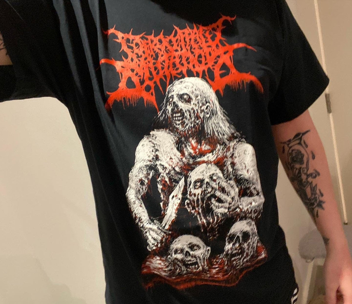 Coprocephalic Mutation - Head Hunter T-Shirt |  Rancid Offal Records