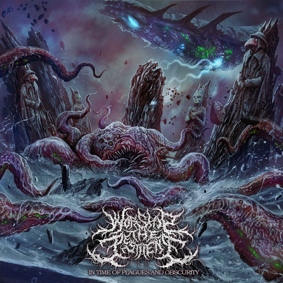 Worship The Pestilence - In Time Of Plagues And Obscurity CD cover art